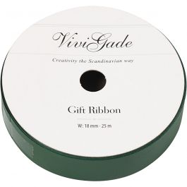 Curling Ribbon, W: 18 mm, green, 25m