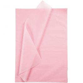 Tissue paper, sheet 50x70 cm, 17 g, light rose, 25sheet/ 1 pack [HOB-20088]