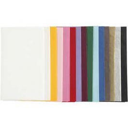 Tissue Paper, sheet 50x70 cm,  14 g, asstd colours, 30sheets [HOB20092]