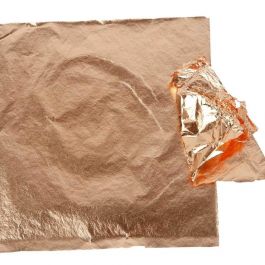 Imitation Metal Leaf, copper, 16x16 cm, 25 sheet/ 1 pack, 0,625 m2 [HOB-20485]