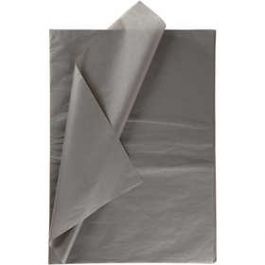 Tissue Paper, sheet 50x70 cm,  14 g, grey, 25sheets [HOB20815]