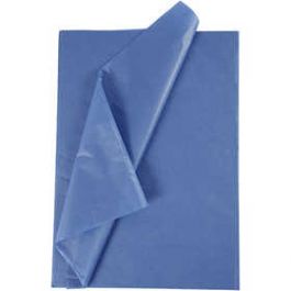 Tissue Paper, sheet 50x70 cm,  14 g, blue, 25sheets [HOB20866]