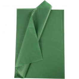 Tissue paper, sheet 50x70 cm, 17 g, green, 25sheet/ 1 pack [HOB-20867]