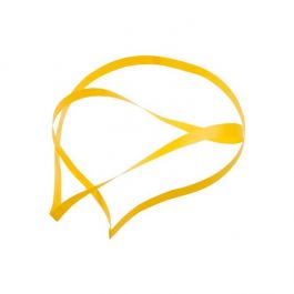 Decorative Loops Vinyl Stretch Yellow 50.8cm (50 pieces) [20CVLYW]
