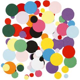 Card Mosaics, round, D: 10+15+20 mm, 180 g/ 1 pack [HOB-21009]