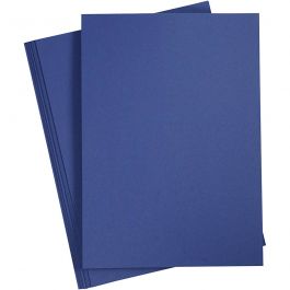 Card, midnight blue, A4, 210x297 mm, 180 g, 20 sheet/ 1 pack [HOB-211066]
