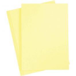 Card, canary yellow, A4, 210x297 mm, 180 g, 20 sheet/ 1 pack [HOB-21111]