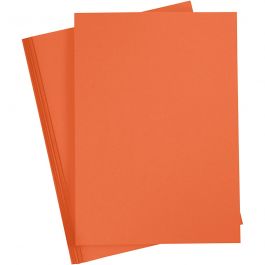 Card, mandarin, A4, 210x297 mm, 180 g, 20 sheet/ 1 pack [HOB-21113]