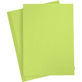 Card, lime green, A4, 210x297 mm, 180 g, 20 sheet/ 1 pack [HOB-21122]