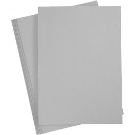 Card, steel grey, A4, 210x297 mm, 180 g, 20 sheet/ 1 pack [HOB-21126]