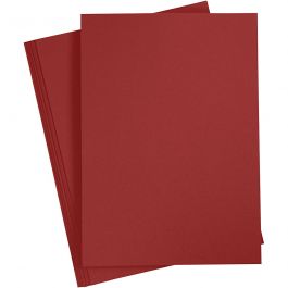 Card, burgundy, A4, 210x297 mm, 180 g, 20 sheet/ 1 pack [HOB-21129]