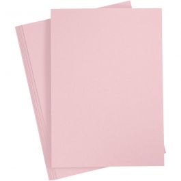 Card, rose, A4, 210x297 mm, 210 g, 10 sheet/ 1 pack [HOB-21182]