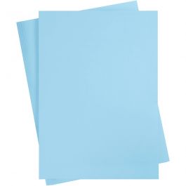Card, sky blue, A2, 420x600 mm, 180 g, 100 sheet/ 1 pack [HOB-213056]