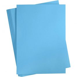 Card, clear blue, A2, 420x600 mm, 180 g, 100 sheet/ 1 pack [HOB-21320]