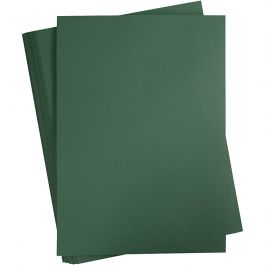 Card, fir green, A2, 420x600 mm, 180 g, 100 sheet/ 1 pack [HOB-21324]