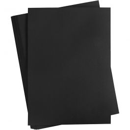 Card, coal black, A2, 420x600 mm, 180 g, 100 sheet/ 1 pack [HOB-21327]