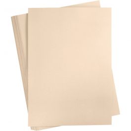 Card, sand, A2, 420x600 mm, 180 g, 100 sheet/ 1 pack [HOB-21328]