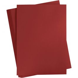 Card, burgundy, A2, 420x600 mm, 180 g, 100 sheet/ 1 pack [HOB-21329]
