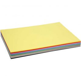 Creative Card, assorted colours, A2, 420x600 mm, 180 g, 300 ass sheets/ 1 pack [HOB-21422]
