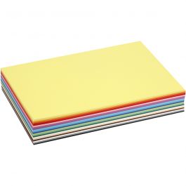 Creative Card, assorted colours, A4, 210x297 mm, 180 g, 300 ass sheets/ 1 pack [HOB-21424]