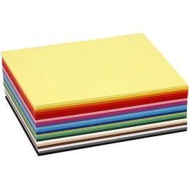 Creative Card, assorted colours, A6, 105x148 mm, 180 g, 300 ass sheets/ 1 pack [HOB-21426]