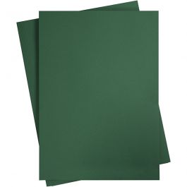 Card, fir green, A2, 420x600 mm, 180 g, 10 sheet/ 1 pack [HOB-21524]