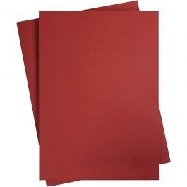 Card, burgundy, A2, 420x600 mm, 180 g, 10 sheet/ 1 pack [HOB-21529]