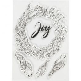 Silicone Motives, joy, size 10,5x15 cm, 1 sheet [HOB-21584]