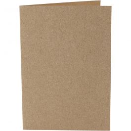 Cards, natural, card size 10,5x15 cm, 220 g, 10 pc/ 1 pack [HOB-216016]