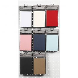 Cards, assorted colours, card size 10,5x15 cm, 220 g, 8x10 pack/ 1 pack [HOB-216023]