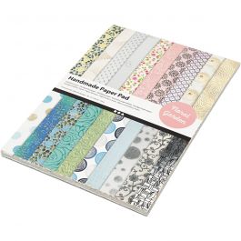 Handmade Paper Pad, A4, 210x297 mm, 110 g, 20 sheet/ 1 pack [HOB-21636]