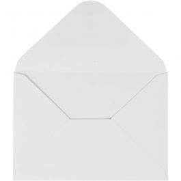 Envelope, white, envelope size 11,5x16 cm, 110 g, 10 pc/ 1 pack [HOB-217011]
