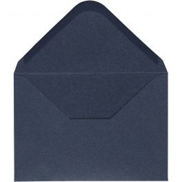 Envelope, blue, envelope size 11,5x16 cm, 110 g, 10 pc/ 1 pack [HOB-217014]