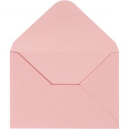 Envelope, light red, envelope size 11,5x16 cm, 110 g, 10 pc/ 1 pack [HOB-217019]