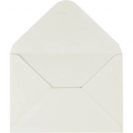 Envelope, off-white, envelope size 11,5x16 cm, 110 g, 10 pc/ 1 pack [HOB-217022]