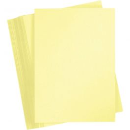 Card, A4 210x297 mm,  180 g, canary yellow, 100sheets