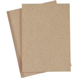 Card, natural, A4, 210x297 mm, 220 g, 10 pc/ 1 pack [HOB-219016]