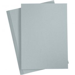 Card, grey, A4, 210x297 mm, 220 g, 10 pc/ 1 pack [HOB-219026]