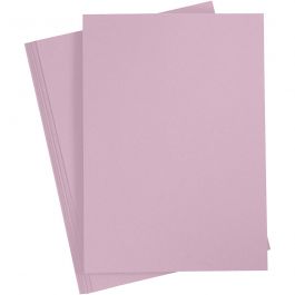 Card, light lilac, A4, 210x297 mm, 220 g, 10 pc/ 1 pack [HOB-219027]