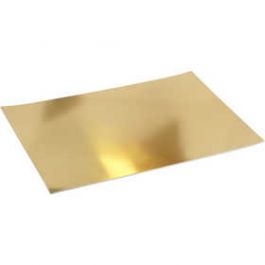 Metallic Foil Card, A2 420x600 mm,  280 g, gold, 10sheets [HOB220840]