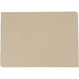Kraft Paper, A2 420x600 mm,  100 g, grey, 500sheets [HOB-22146]