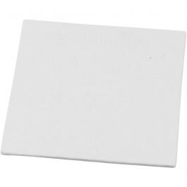Canvas Panel, white, size 12,4x12,4 cm, 280 g, 1 pc [HOB-225010]