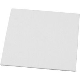 Canvas Panel, size 15x15 cm, thickness 3 mm, white, 1pc, 280 g [HOB225020]