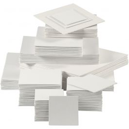 Canvas Panels, white, 280 g, 110 pc/ 1 pack [HOB-22520]