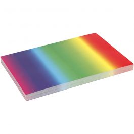 Rainbow Card, A4, 210x297 mm, 180 g, 100 sheet/ 1 pack [HOB-22983]