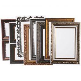 Frames, sheet 26,2x18,5 cm, metallic colours, 16mixed sheets