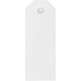Manila Tags, white, size 3x8 cm, 220 g, 20 pc/ 1 pack [HOB-234011]