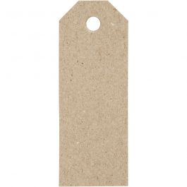 Manila Tags, natural, size 3x8 cm, 220 g, 20 pc/ 1 pack [HOB-234016]