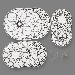 Mobile Ornaments with Motifs, D: 12+15+18 cm, 300 g, 3 set/ 1 pack [HOB-235810]