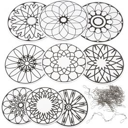 Mobile Ornaments with Motifs, D: 12+15+18 cm, 300 g, 20 set/ 1 pack [HOB-23581]